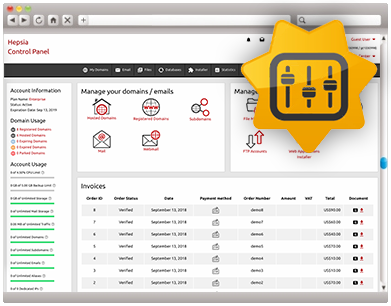 Painel De Controle De Websites